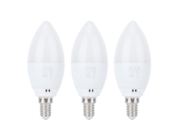 Lâmpada de vela LED inteligente E14, com controle Wi-Fi e compatível com controle de voz Alexa/Google.