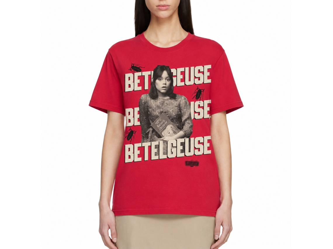 Rockinstone Beetlejuice Astrid Betelgeuse Repeat T-shirt Size:s