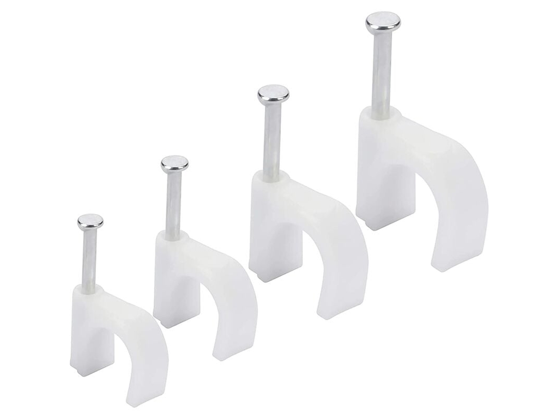 Conjunto de 400 braçadeiras para cabos elétricos, várias medidas AQUAFORGE