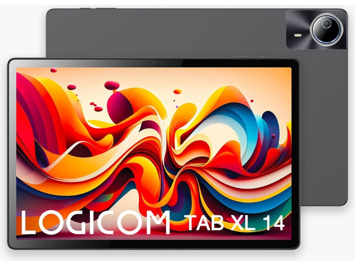 Tablet LOGICOM Tab Xl (Outlet Caixa Aberta - 14'' - 4 GB - 128 GB - Preto) + Capa Folio