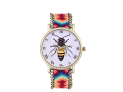 Relógio Casual de Moda Unisex Zhoulianfa com Pulseira de Lã e Movimento de Quartzo