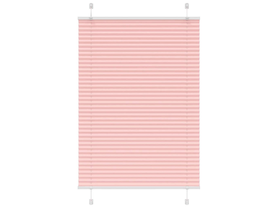 Pleated Blind, Pleated Blinds Vidaxl Cor-de-rosa Poliéster (85 X 100 Cm)