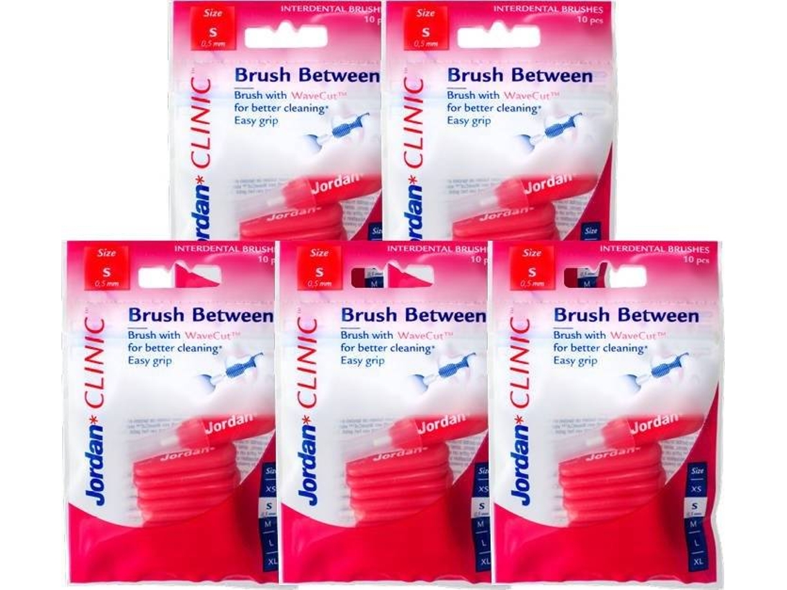 Pack de 5 Escovilhões JORDAN Small (10 Unidades)