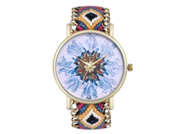 Reloj De Pulsera De Aleación Dial Redondo Analógico De Cuarzo Para Parejas