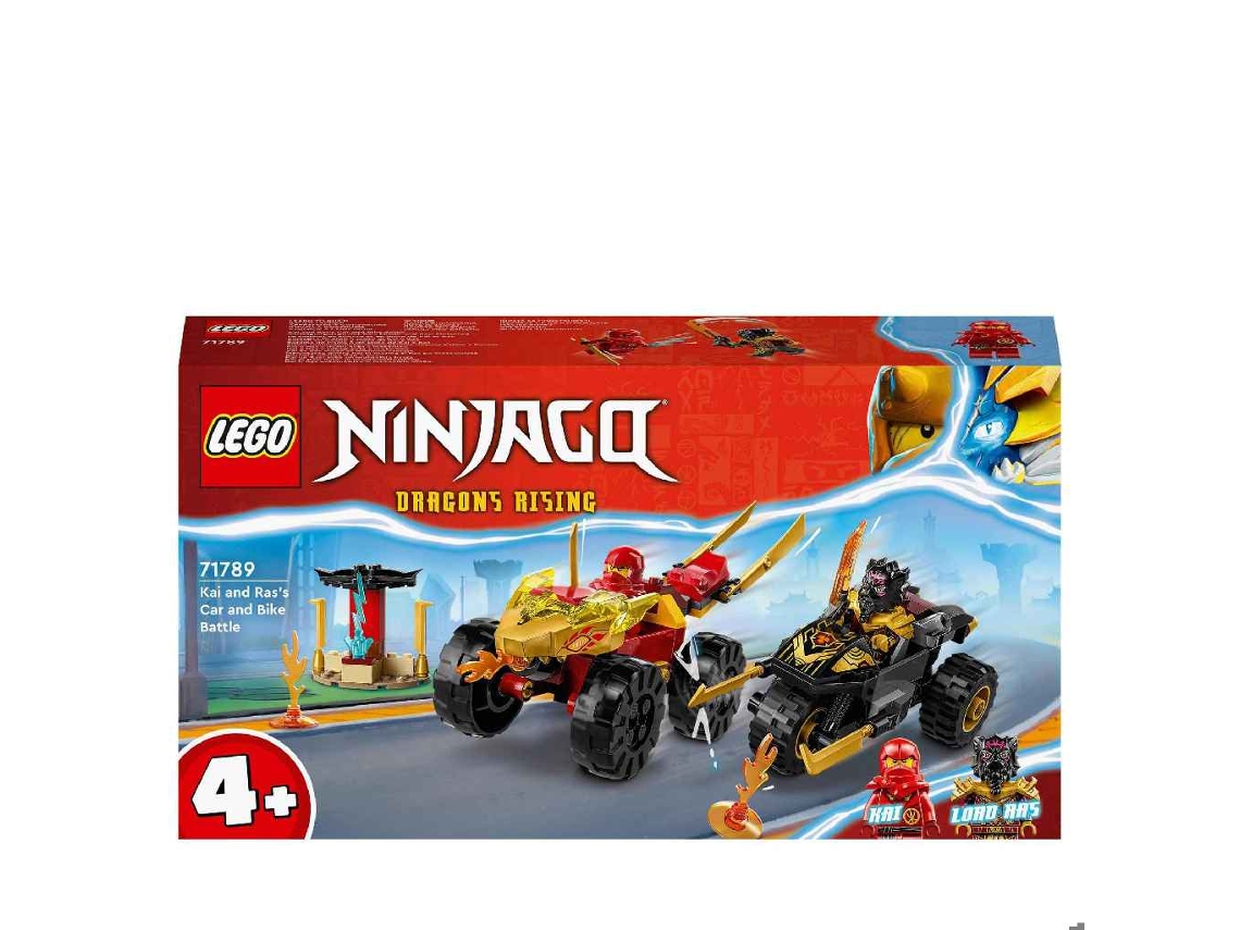Batalha de Carro e de Mota de Kai e Ras - 71789 LEGO-NINJAGO 