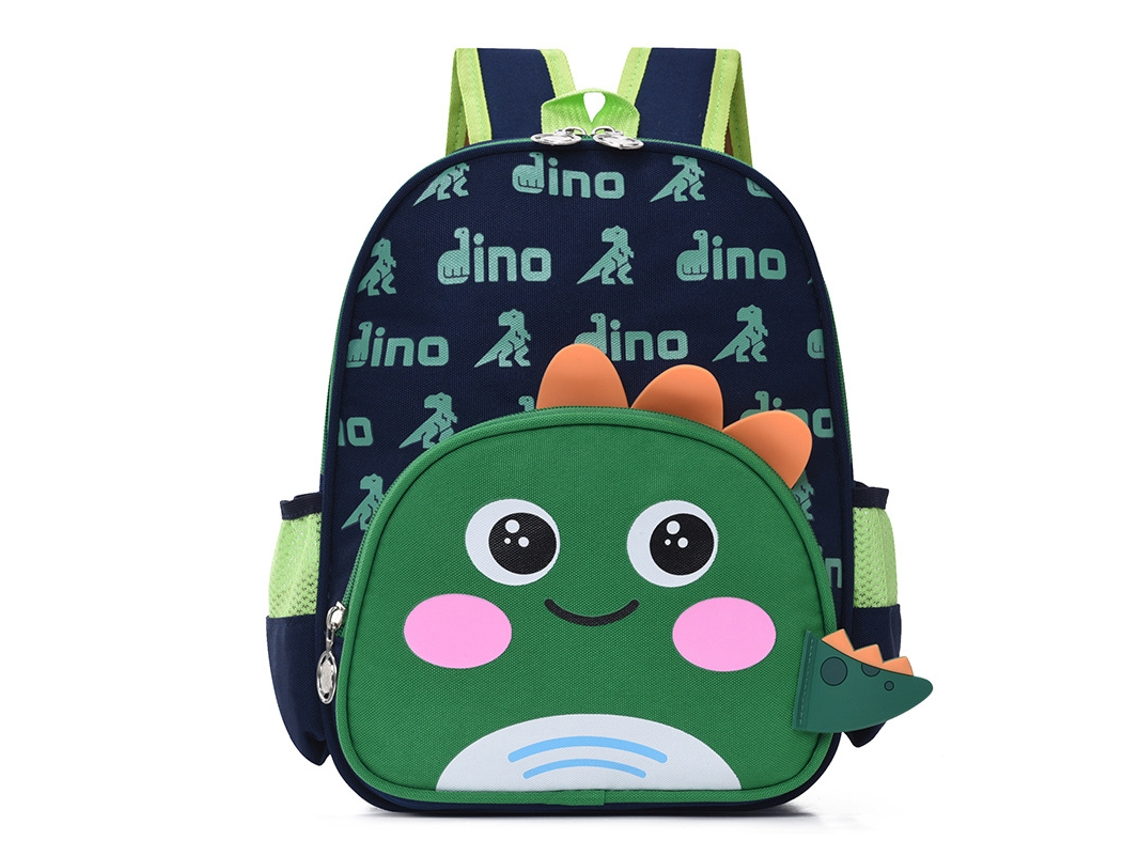 Mochila Eifson 3d Para Creche, 3-6 Anos, Divertida - Verde
