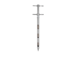 Sonda De Solo 0.54m Acero Inoxidable 304 Mango Giratório Design Punzante Testador De Solo Com Escala Precisa