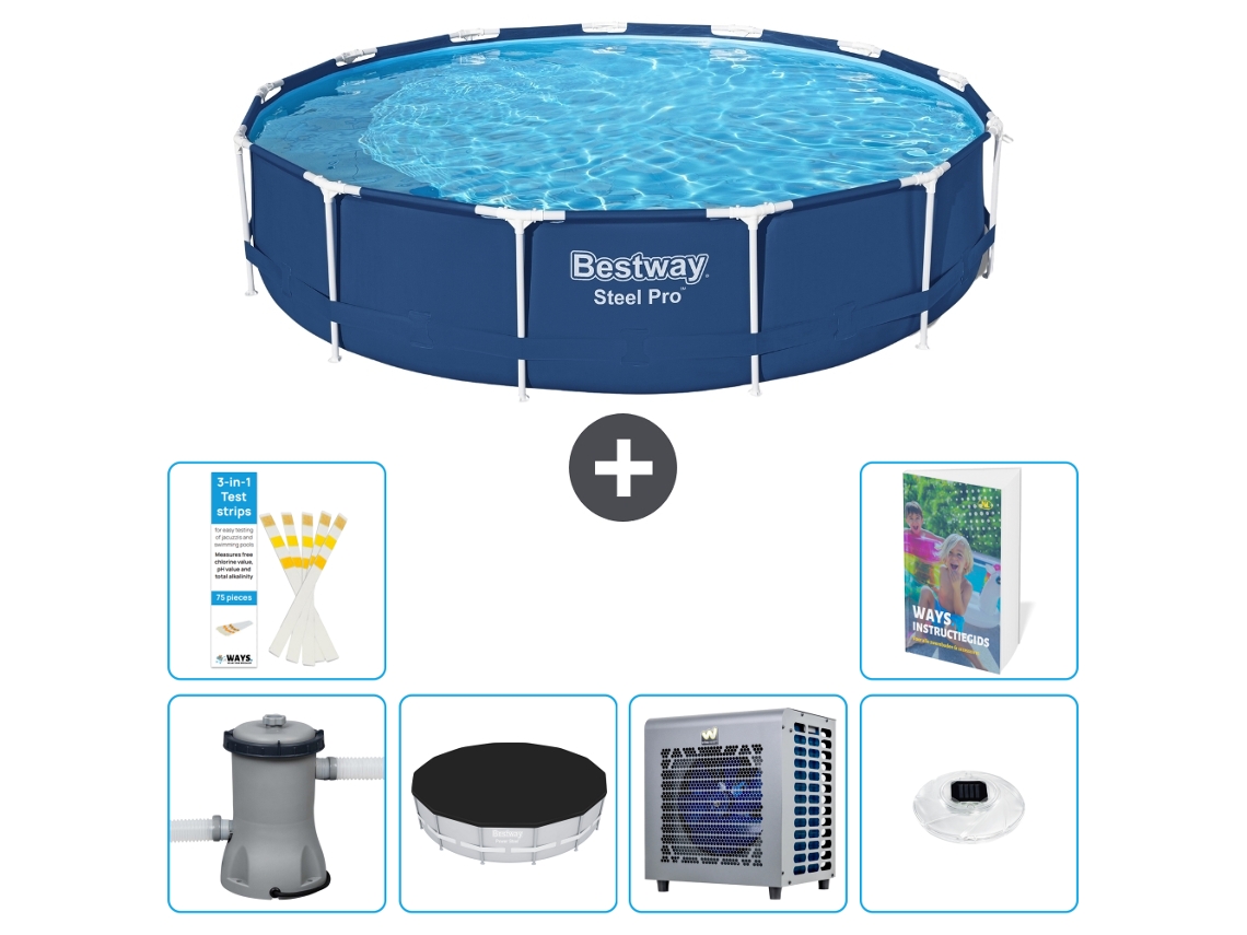 Bestway Piscina Bestway Steel Pro Redonda - 396x84 Cm - 7-peças S175