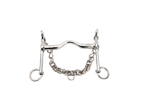 Cabeçada de cavalo Weymouth bit aço inoxidável HORKA