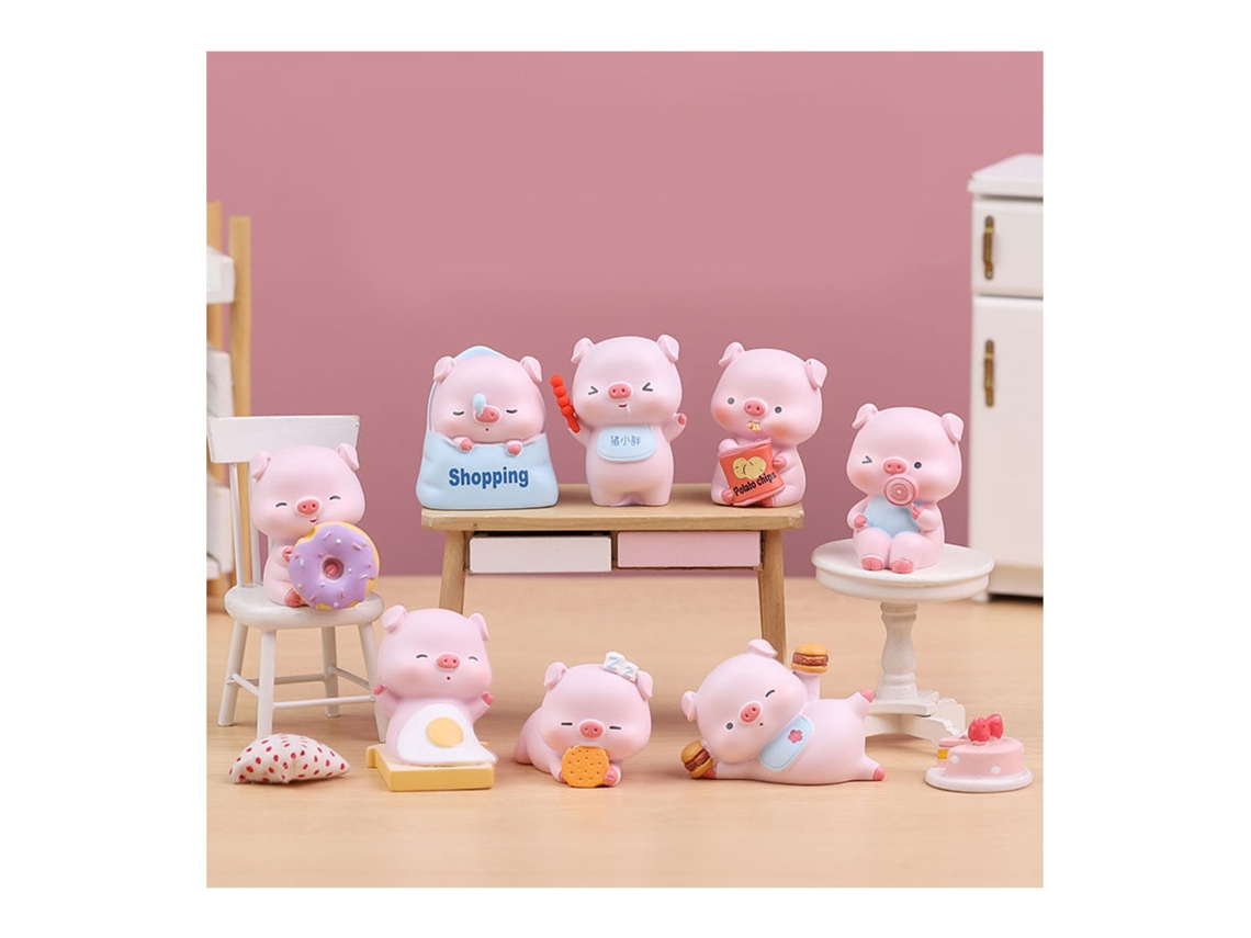 Figurinas De Animais Laxiscreed – Pack De 8 Peças Para Decoração E Coleção