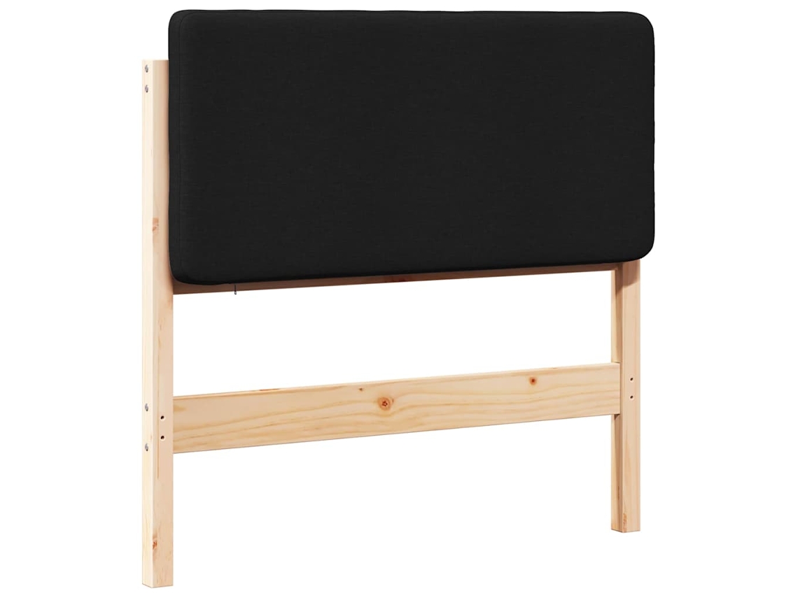 Cabeceira Estofada com Cabeceira Marrom e Preto 90 Cm MAISON EXCLUSIVE