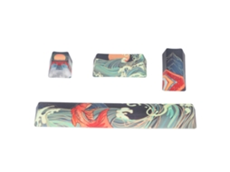 Aetheria teclas Personalizadas Pbt para Teclado Mecânico Diy Estilo Gamer Cores Vivas Acessórios de Substituição