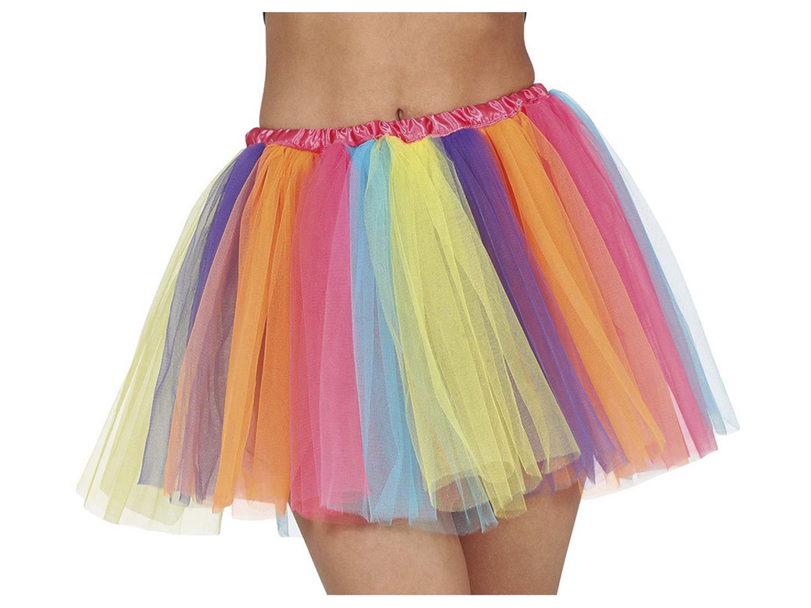 Adereço GUIRCA Tutu Adulto Multicolorido 40 Cm