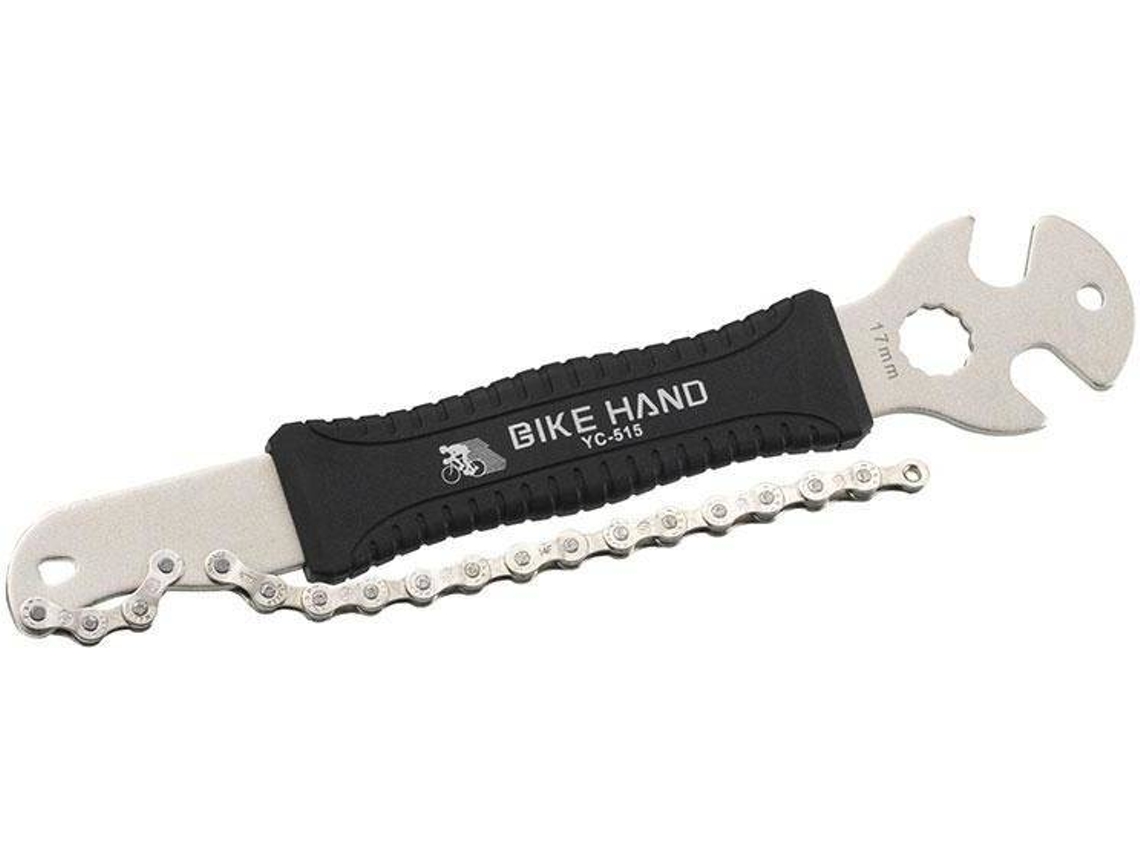 Chave para Pedais BIKE HAND Desmontar (0.28x0.05x0.01mm - Preto)