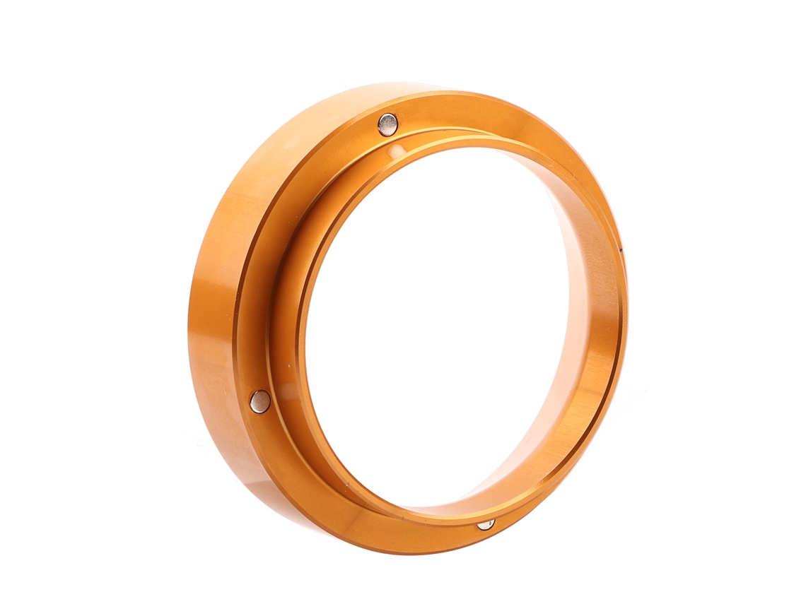 Laxiscreed Funil De Dosagem De Alumínio Para Máquinas De Café Italianas, Compatível Com 58mm, Dourado