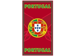 Toalha De Praia Microfibra Portugal Escudo Vermelho