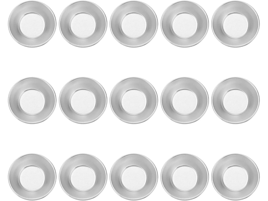 Conjunto De 15 Formas De Alumínio Para Torta De Ovos