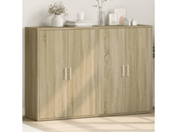 Aparadores 2 Pcs 60x31x84 Cm Derivados Madeira Carvalho Sonoma Lovely Home