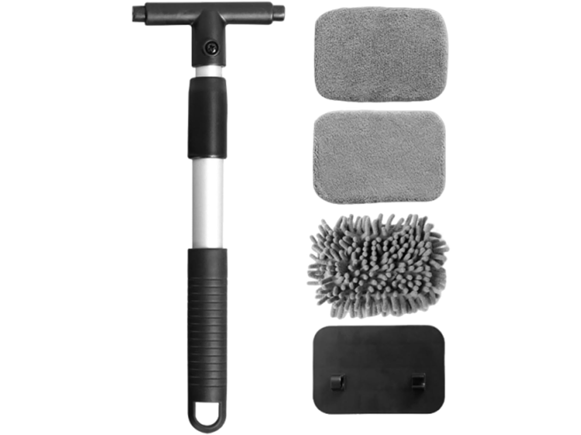 Kit De Limpeza De Vidros De Carro, Rodo Para Limpeza De Vidros De Carro