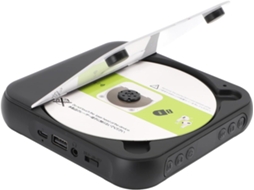 Leitor Cd Portátil Elprico, Recarregável Com Alto-falantes Duplos Para Casa/carro, Bluetooth 5.3