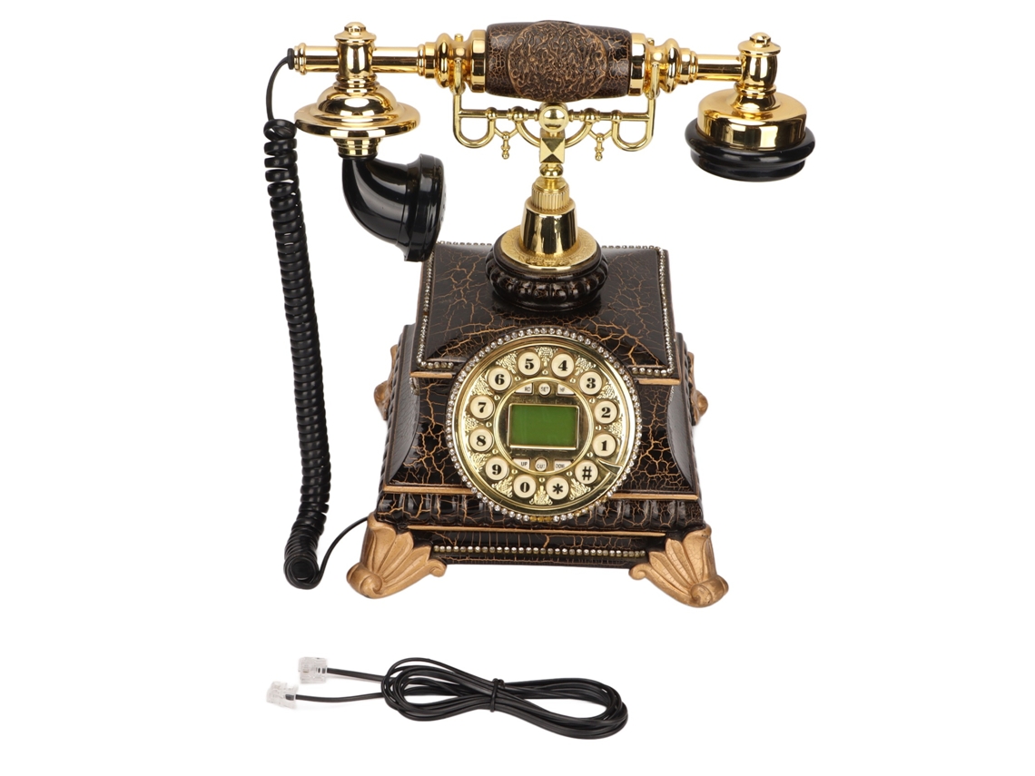 Telefone Rotativo LAXISCREED Estilo Europeu Vintage