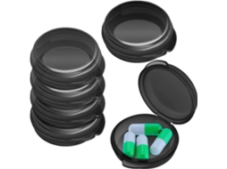 Porta Comprimidos Pequeno, De Viagem Portátil Para Uso Diário, Mini Bolso/bolsa, Caixa Armazenamento Medicamentos. Aquaforge