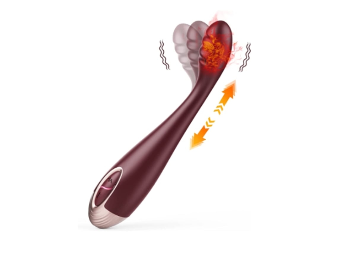 Vibrador Do Clitóris Gspot Vibração Rápida Do Dedo Do Orgasmo Com 7 Vibrações E 2 Modos De Aquecimento Marrom Yunzii