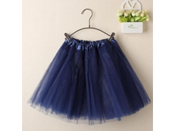 FASST Saia Mini de Organza, Camadas, Calcinha de Seda, Cintura Elástica, Estilo Sexy com S/MARCA