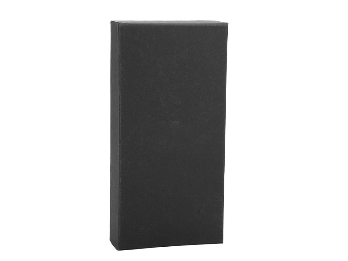 Caixa de relógio portátil requintada, feita de papel pardo, para presentear acessórios de relógio.