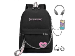 Mochila Recarregável Usb Blackpink 2023, Mochila Estudantil Guanguan