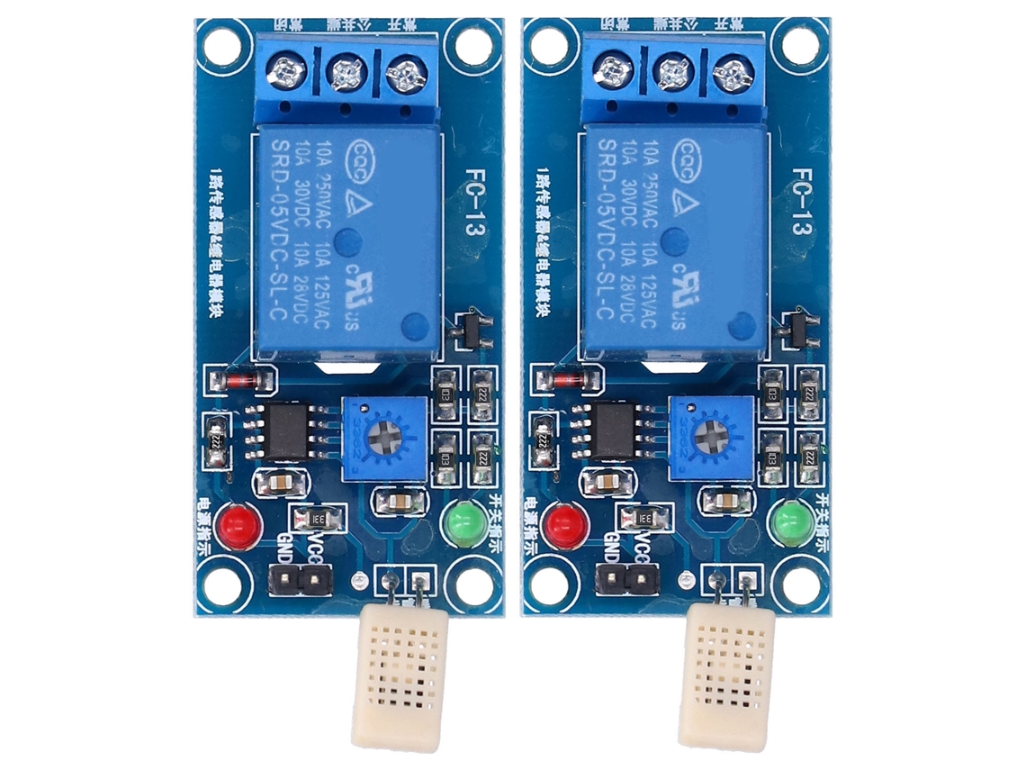Módulo Sensor Umidade Relé Interruptor 5v Dc 2 Peças