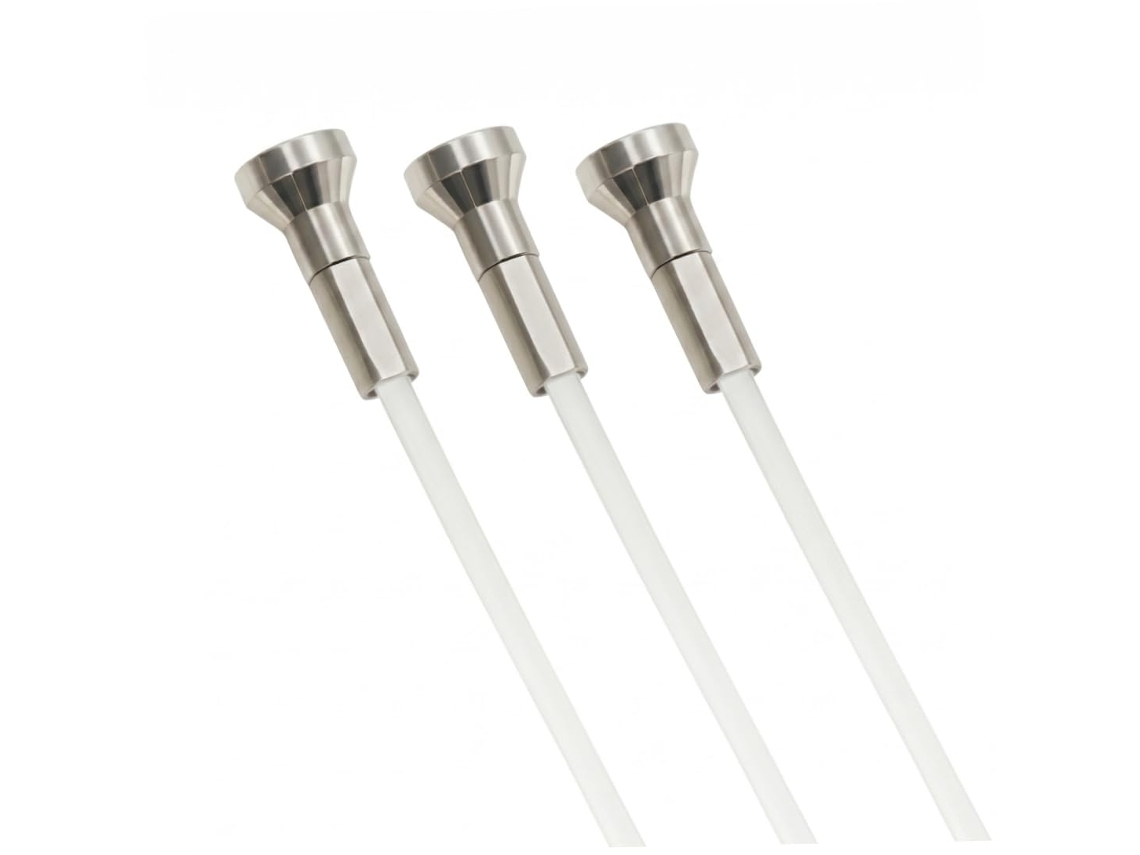 Kit Com 3 Peças De Fio Resistente E Ajustável Para Pendurar Quadros Nylon Transparente Metal, 1, 5 Metro De Comprimento