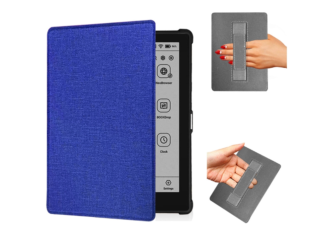 Capa Panoona Para Onyx Boox Poke 6/6s, Ultrafina E Com Cobertura Total Em Pele Pu Azul Escuro