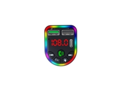 Carregador Veicular F20 com Bluetooth, Transmissor MP3, Suporte USB, Cartão de Memória, Música CHABERLU