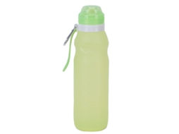 Botella De Água Colapsável De Silicone Dobrável Portátil Para Academia Camping Trekking Esporte Verde
