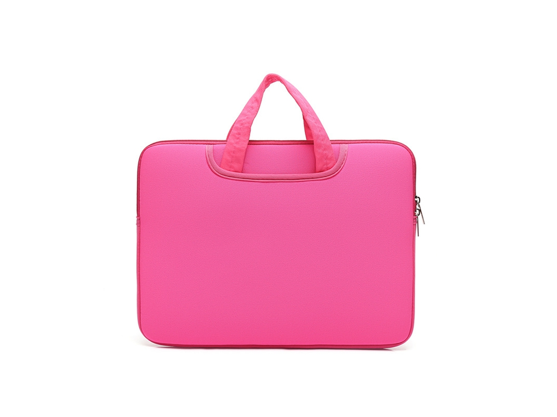 Capa protetora para laptop à prova d'água e choque para tablet de 12 polegadas, rosa e vermelho