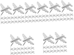 Conjunto De 120 Alfinetes Metálicos Em Formato Avião Para Murais,