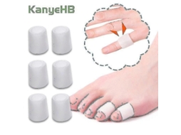 Separadores de Dedos de Pé em Gel de Silicone para Valgo do Polegar 6 Peças/3 Pares