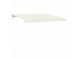 Toldo Automático com Led e Sensor de Vento 400x300 Cm Cor Creme MAISON EXCLUSIVE