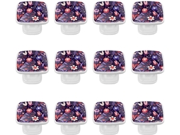 Puxadores E Maçanetas Quadradas Para Armários De Cozinha, Conjunto De 12 Peças, Com Um Lindo Design Floral De Margarida