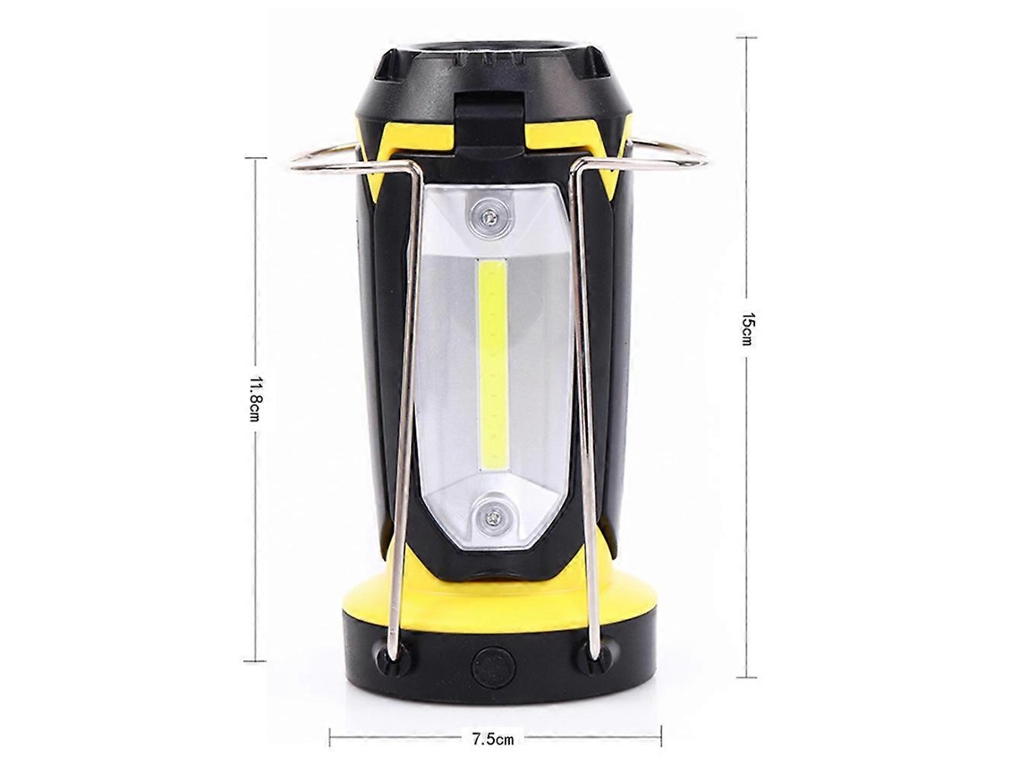 Lanterna Led 3 Em 1 Para Acampamento, Lanterna De Mesa Recarregável Para Caminhadas, Pesca E Atividades Ao Ar Livre. Loja Olysi