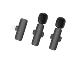 Microfone De Lapela Sem Fio E Receptor Para Iphone 21 Aquaforge
