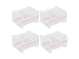 Conjunto de 4 Unidades Dispensador Fita Adesiva Washi Mesa, Cortador e Suporte para em Rolo. GOKOCO
