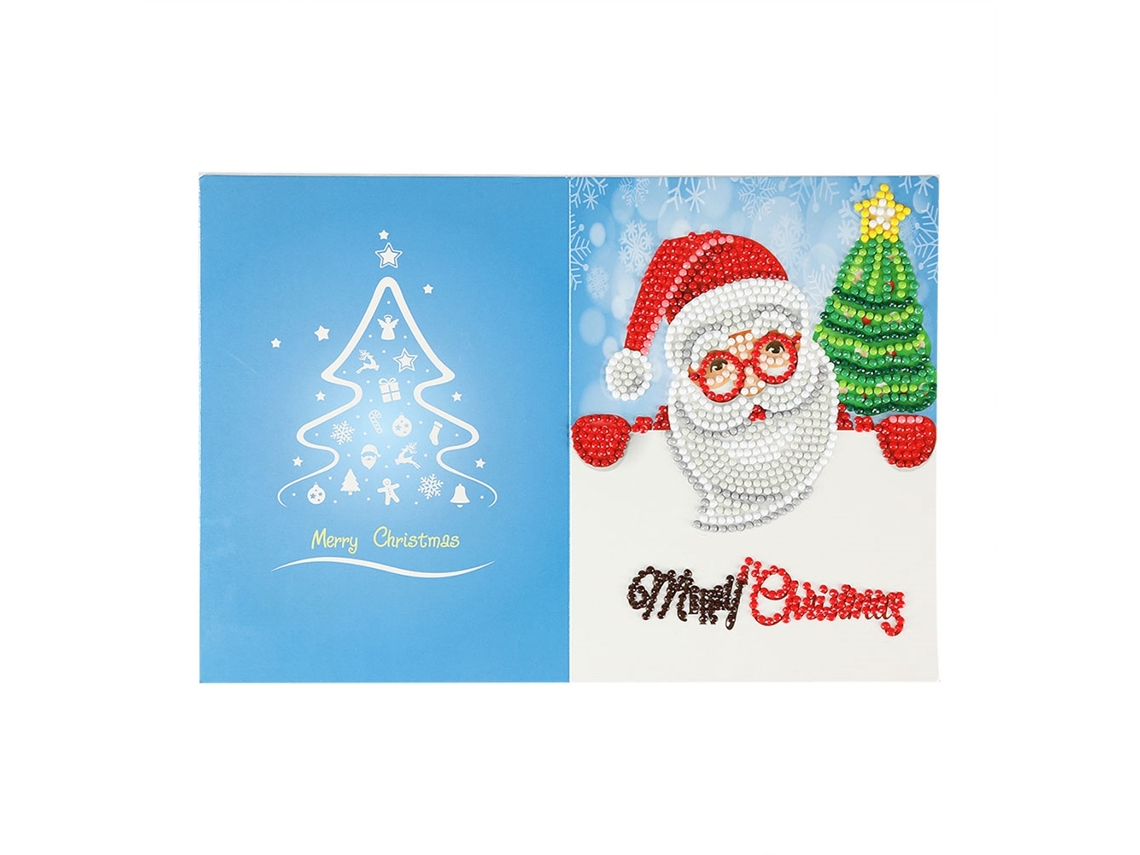 Laxiscreed Cartões De Natal Artesanal Com Pintura De Diamante Diy, Designs Criativos E Seleção De Padrões Requintados