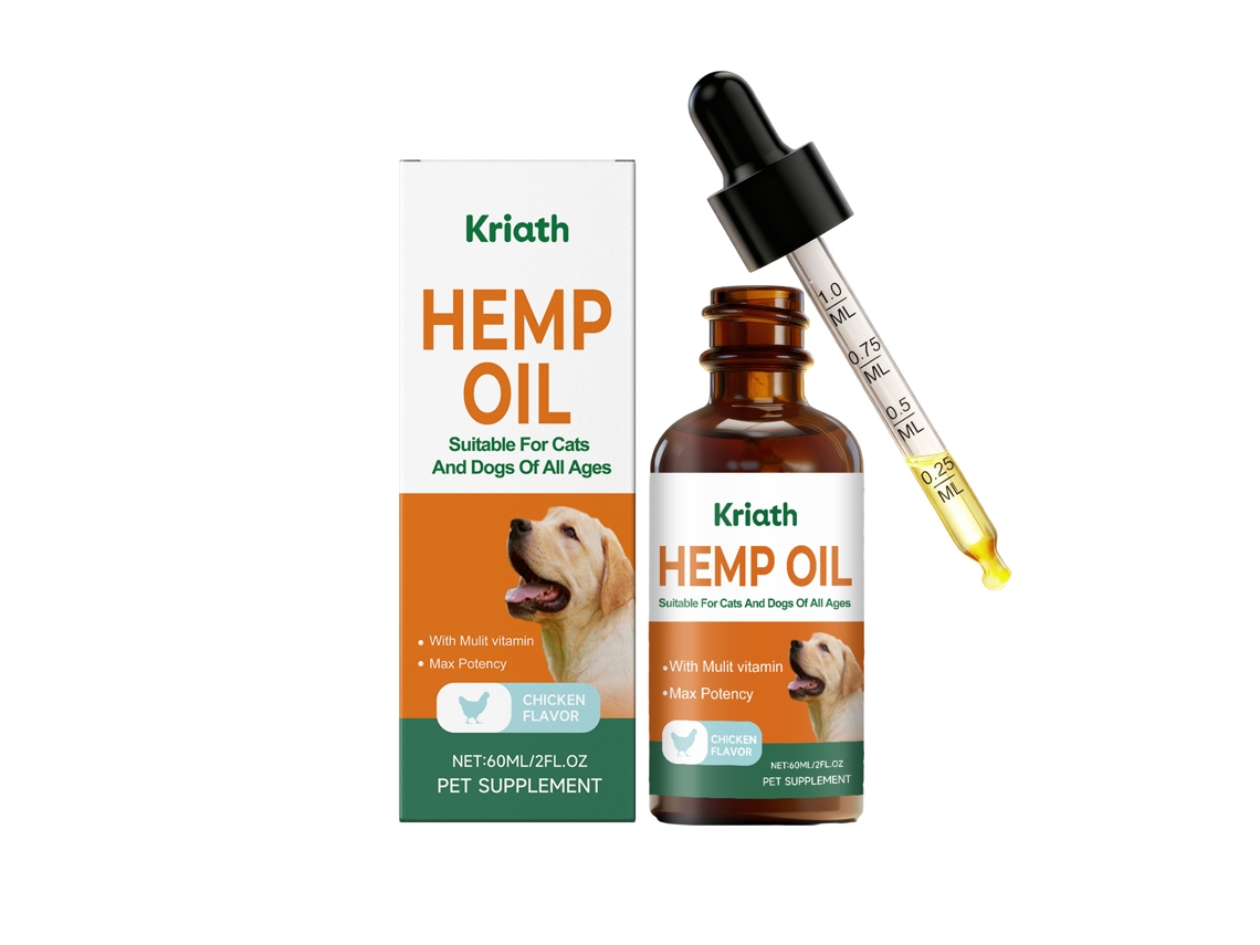 Gotas Cuidado Pet Kriath Suave Nutre Articulações Pele Cabelo
