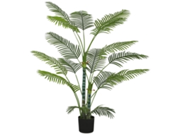 Palmeira Artificial 170cm com Vaso e Folhas Verdes (decorativa, Interior)