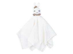 Toalha de malha para bebê com coelho para amamentação, toalha de segurança para meninos e meninas, toalha respirável para acalmar ou melhorar o humor das crianças C2