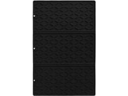 Tapete de cozinha resistente e durável, prático e estável, feito de silicone, ideal para espalhar flocos e alimentos.