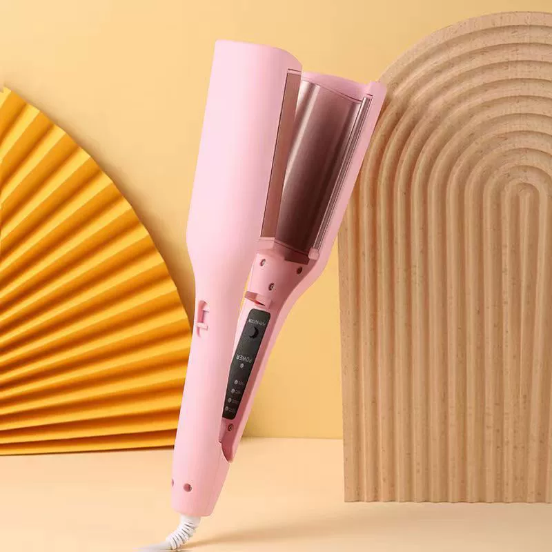 Babyliss Rosa Francês 32mm Ondas Água Ondas Grandes Lanugem Íons Negativos Não Danifica Cabelo