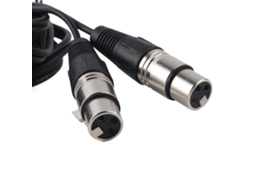 Lurelia Cabo Xlr Macho/fêmea 3 Pinos 3 M 9,8 Pés Branco, Balanceado, Para Microfones, Mixer, Amplificador E Colunas Ativas